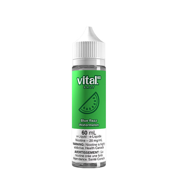 BLUE RAZZ WATERMELON BY VITAL 60 SALT